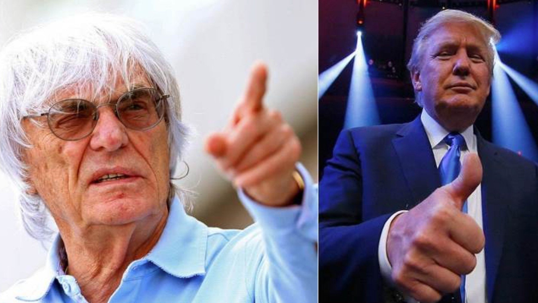 Ecclestone echa flores a Donald Trump: «Es lo mejor que le podría haber pasado al mundo»