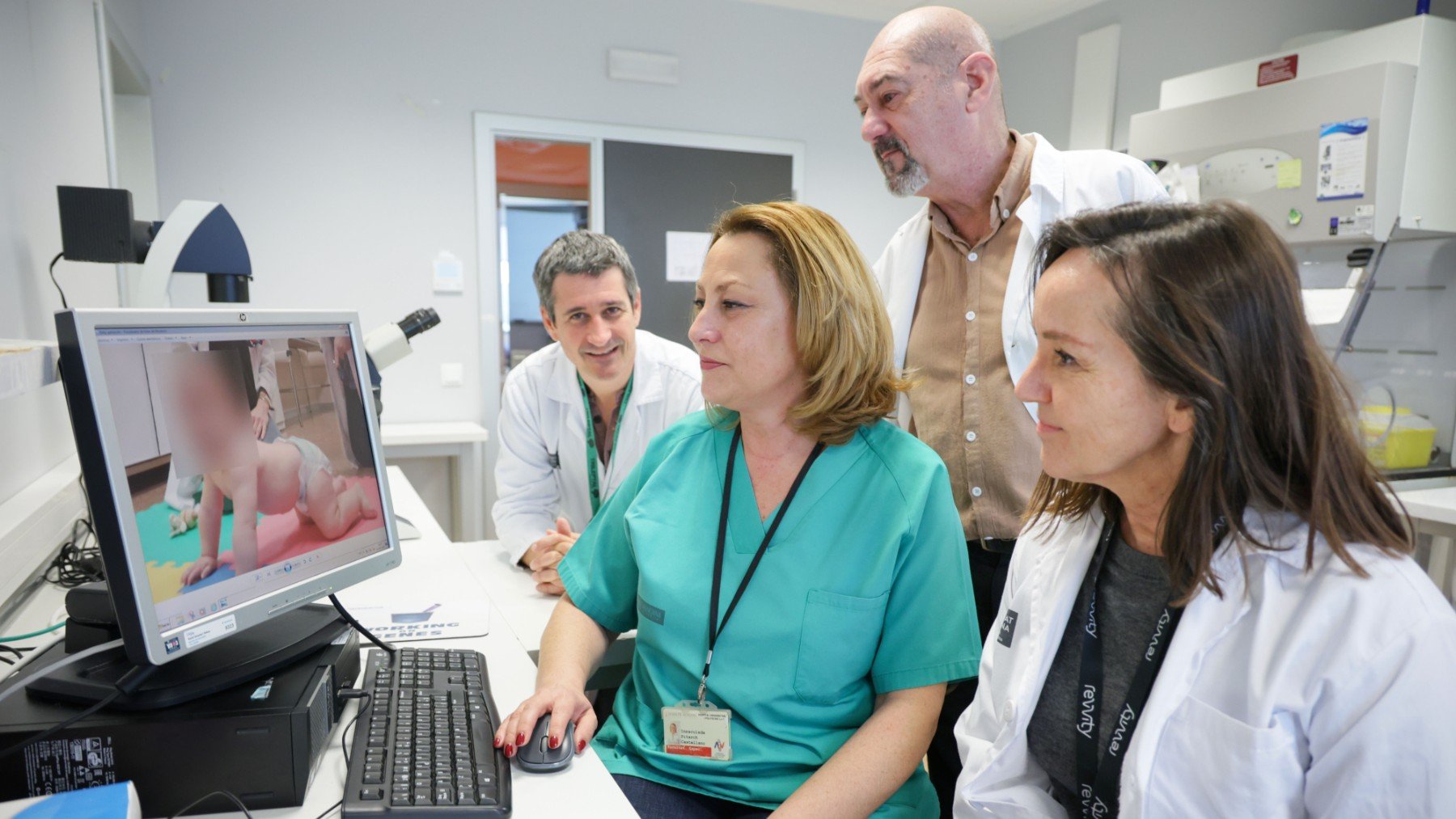 El equipo médico de la Fe de Valencia.