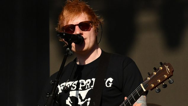 Ed Sheeran durante su actuación en el festival BottleRock Napa Valley. (Foto: Gtres)