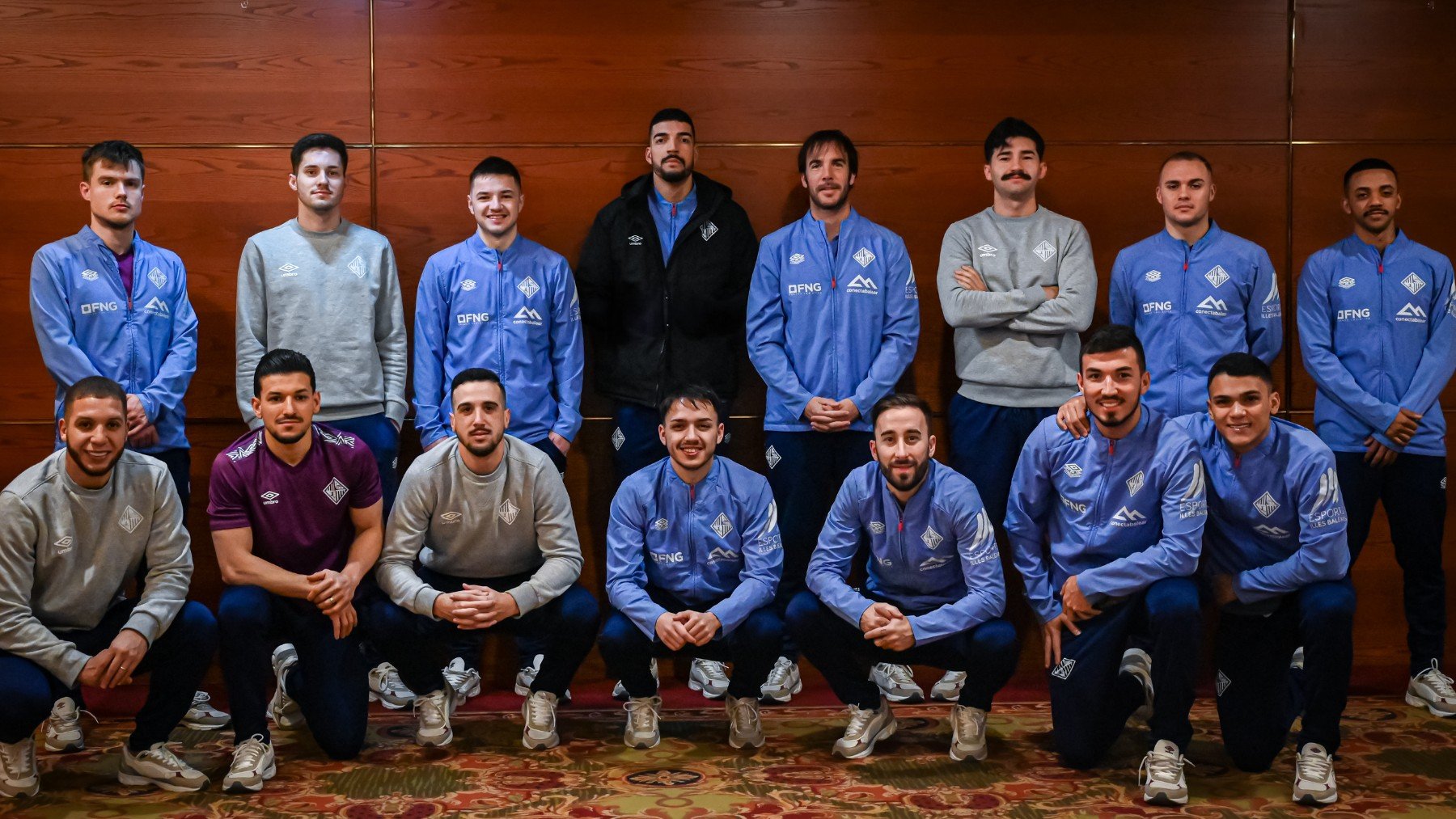 El Illes Balears Palma Futsal en el hotel de concentración en Zaragoza (1)