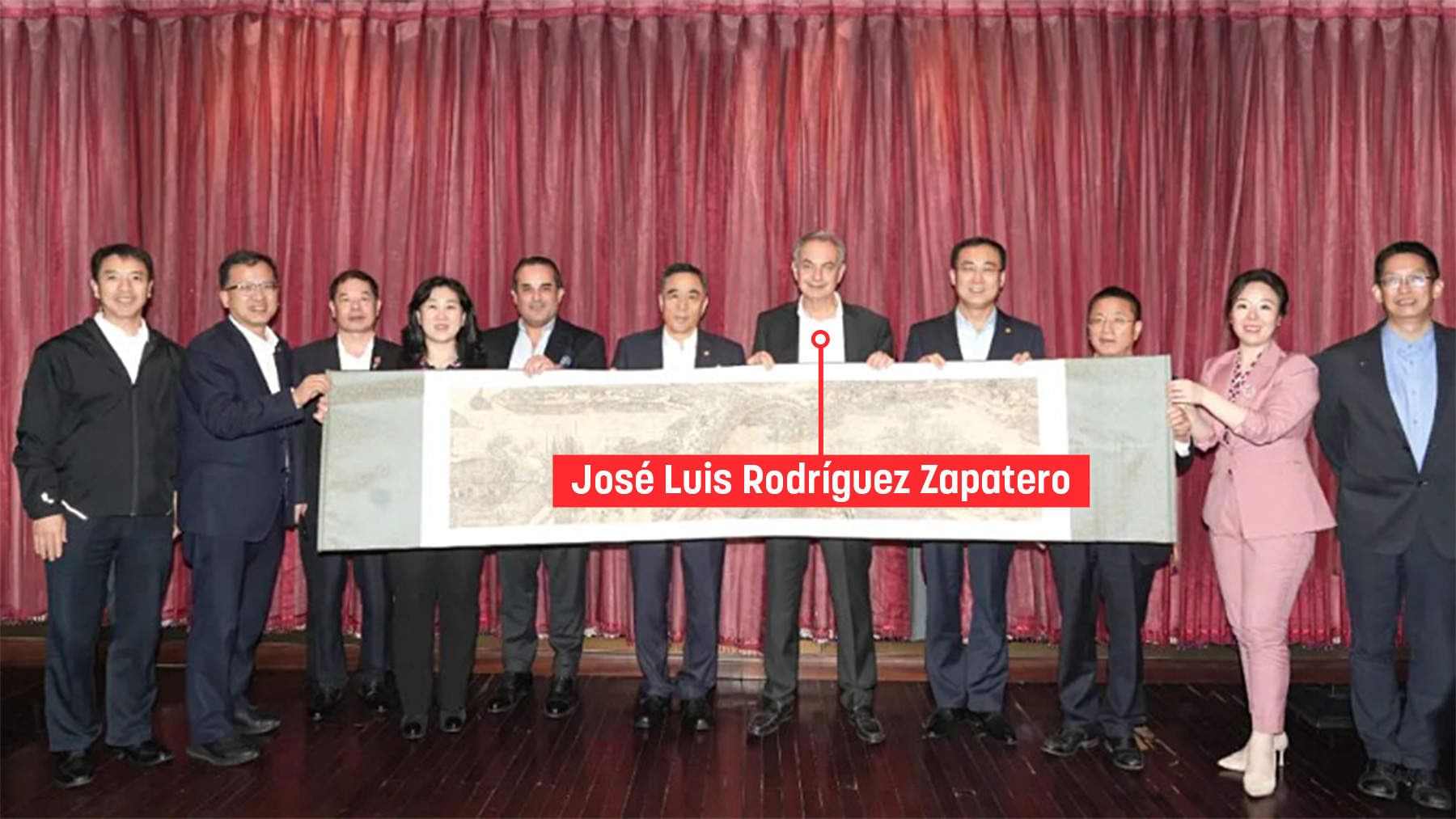 Zapatero, con representantes del megagrupo China Energy Engineering Corporation.