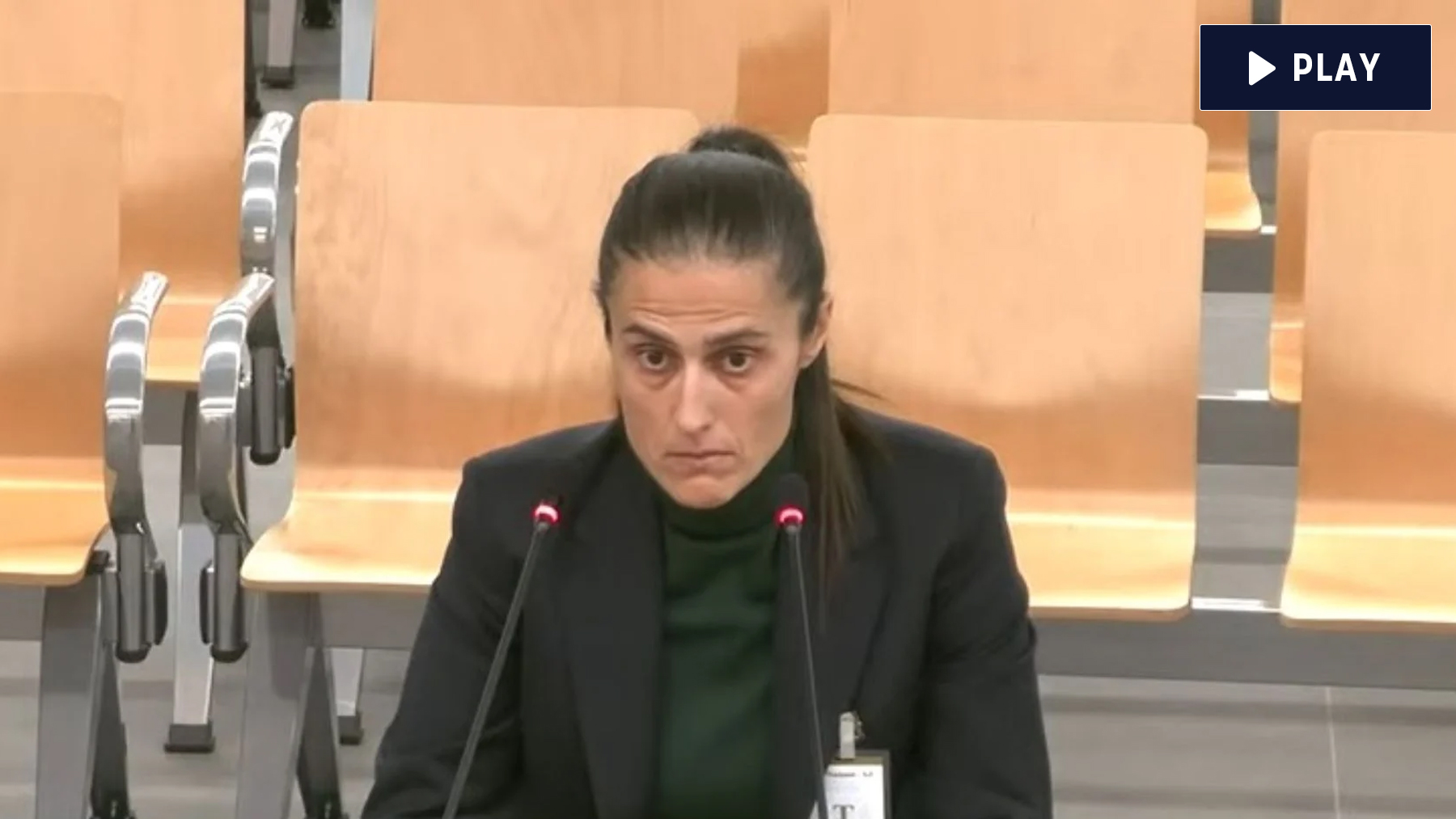 Montse Tomé declara en el juicio a Rubiales.