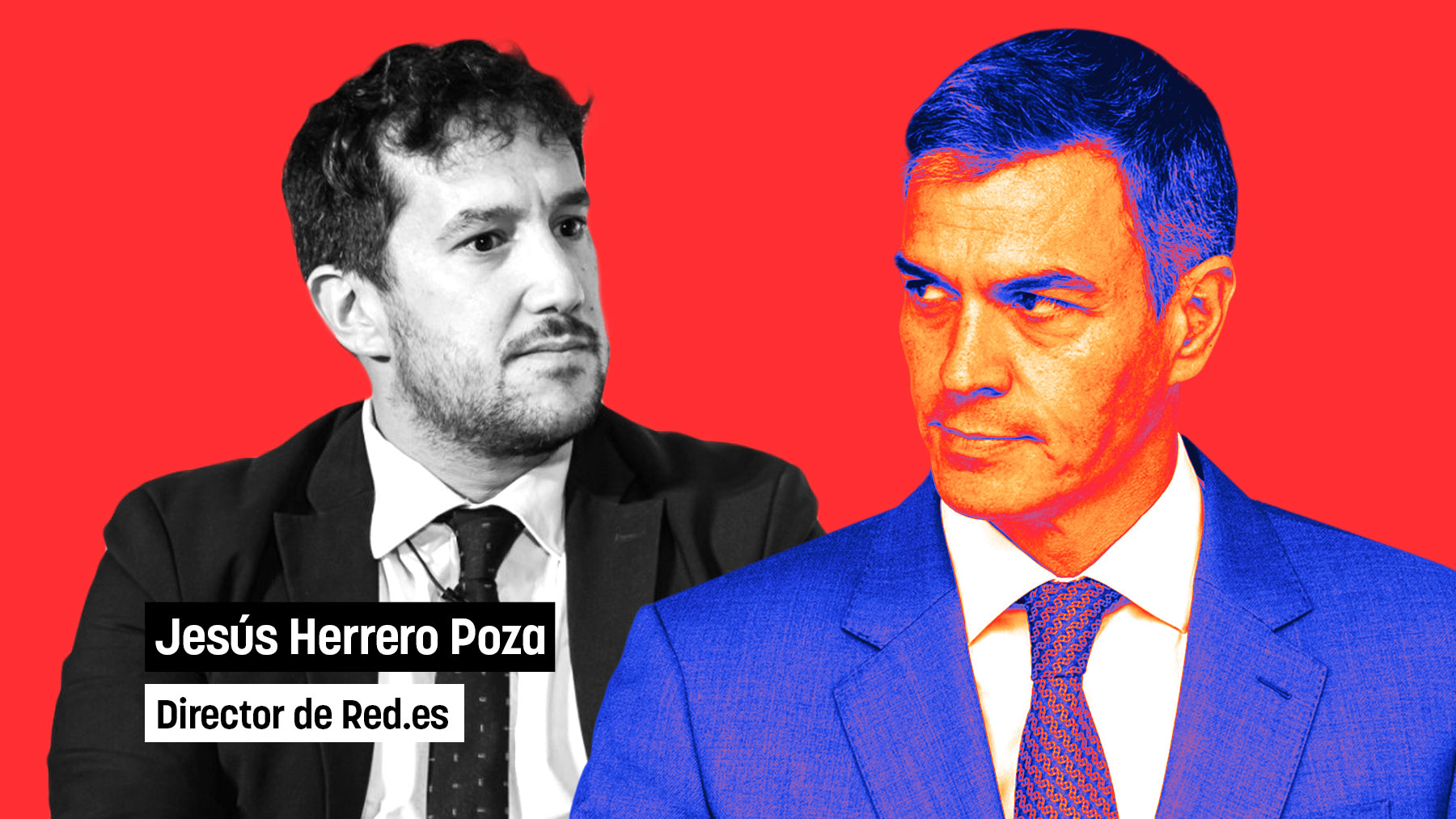 Sánchez y el director de Red.es.