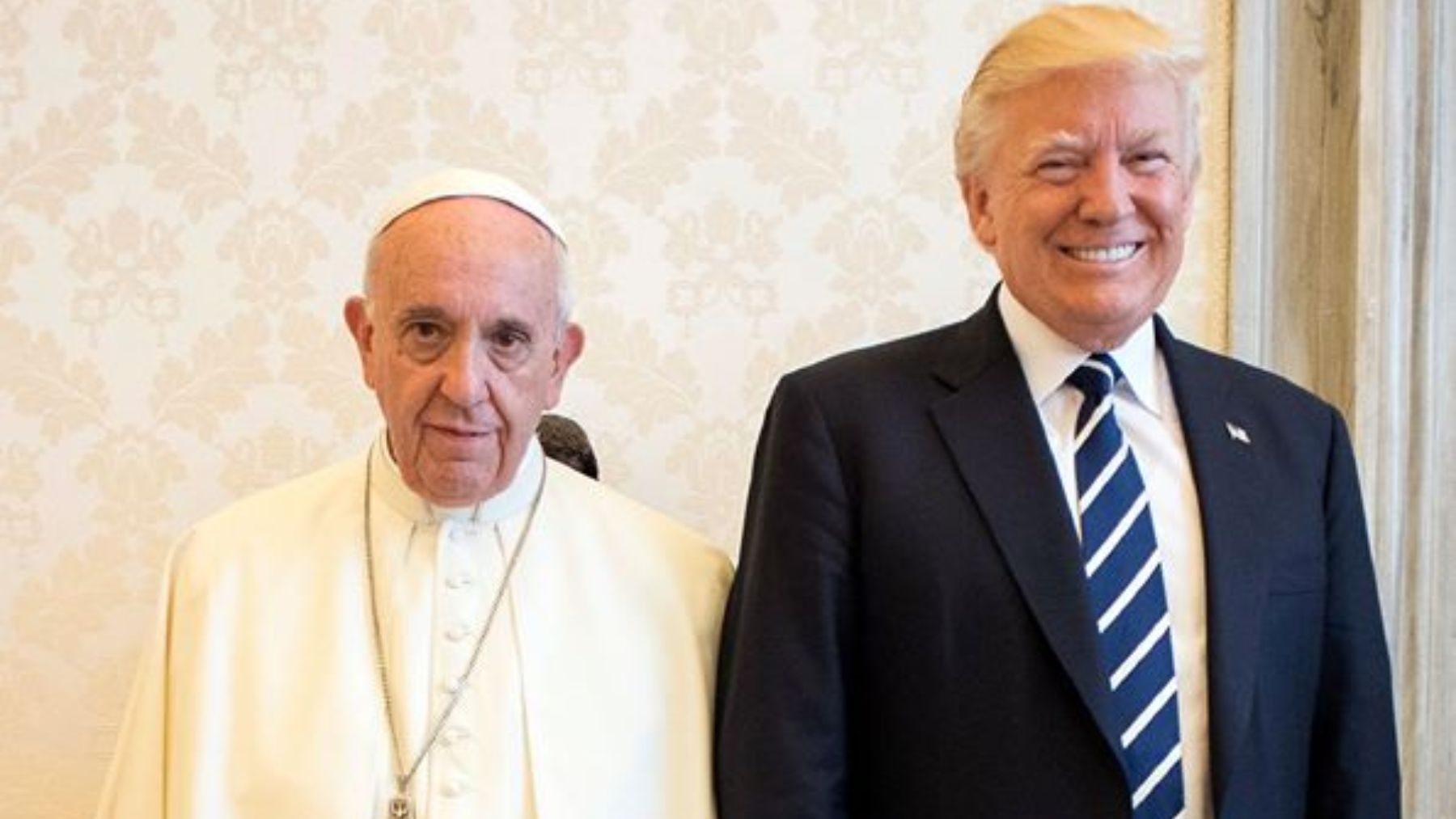 El Papa Francisco y Trump en mayo de 2017. (Vaticano)