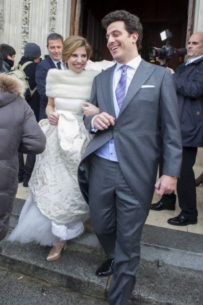 Marian Rojas Estapé en su boda con el abogado Jesús Martínez-Cortés en el año 2014 (Foto: Gtres).