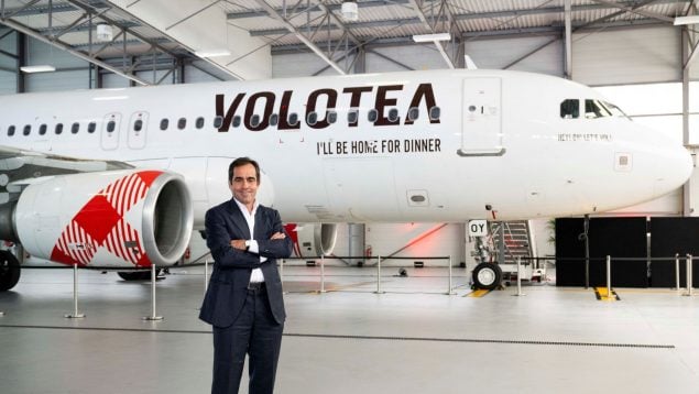 El consejero delegado de Volotea, Carlos Muñoz (Foto: EP).