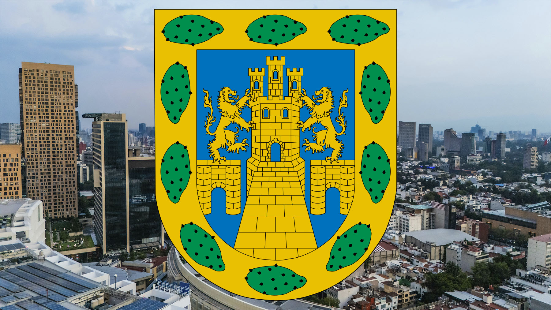 Escudo de la Ciudad de México. Foto: Pexels.