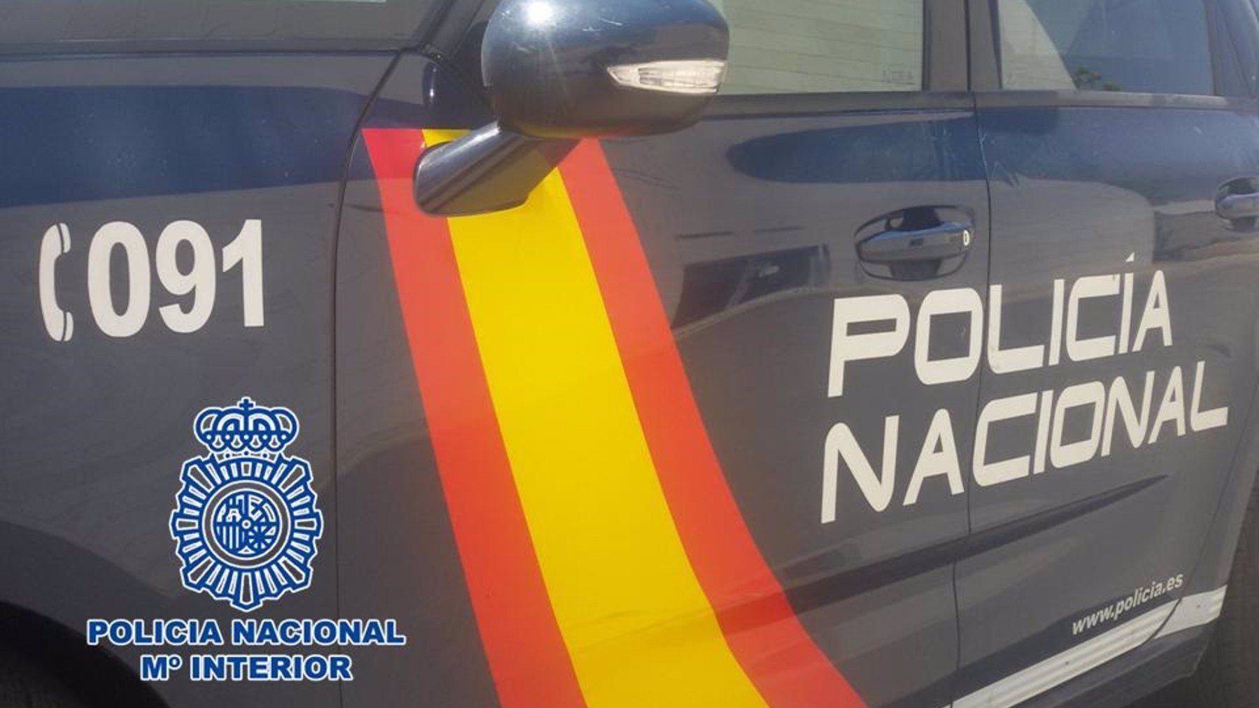 Un coche de la Policía Nacional.