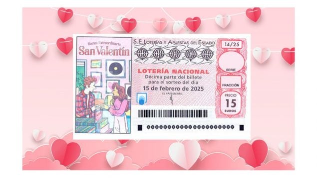 sorteo extraordinario san valentín