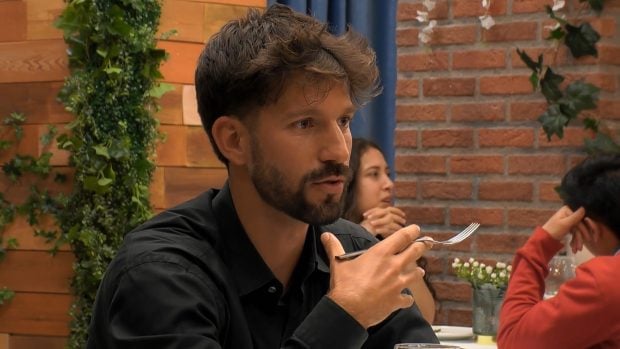 Luca en First Dates. (Mediaset)