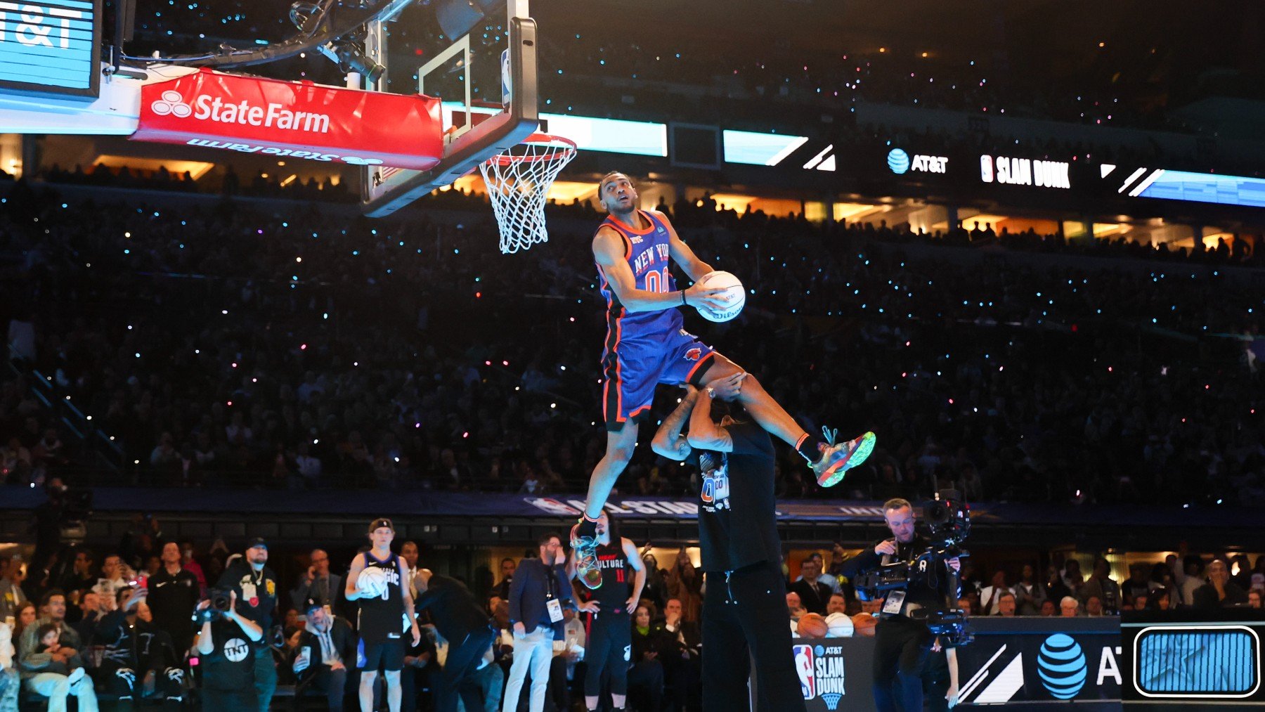 Imagen del último concurso de mates del NBA All-Star. (Getty)