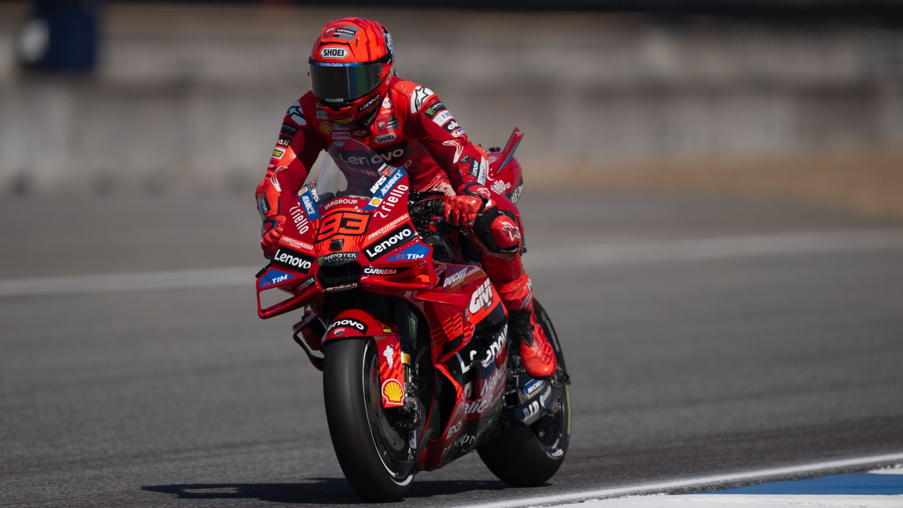 Marc Márquez, durante el test de Buriram (Tailandia). (Getty)