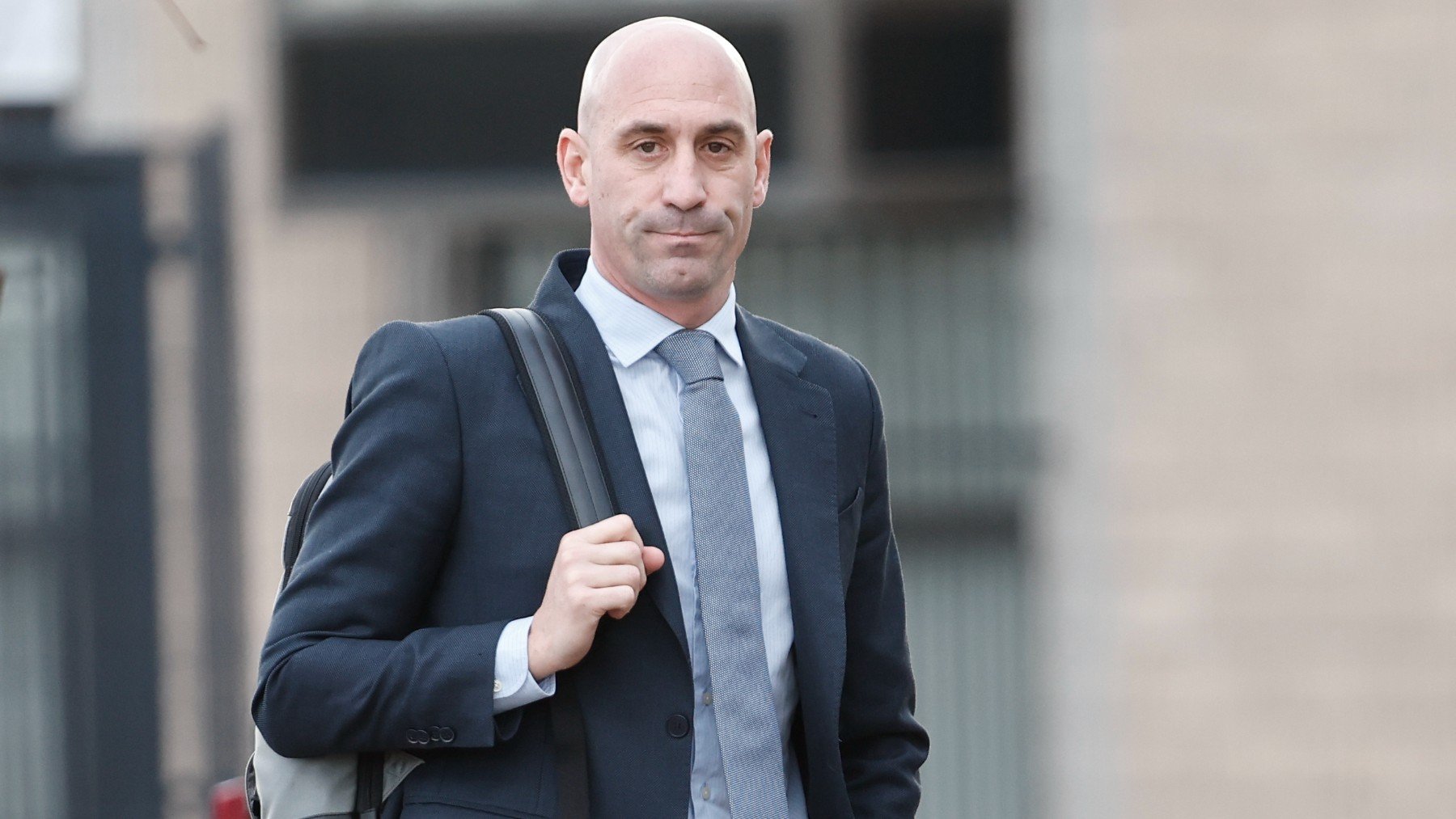 Luis Rubiales, a su llegada a la Audiencia Nacional en San Fernando de Henares. (EFE)