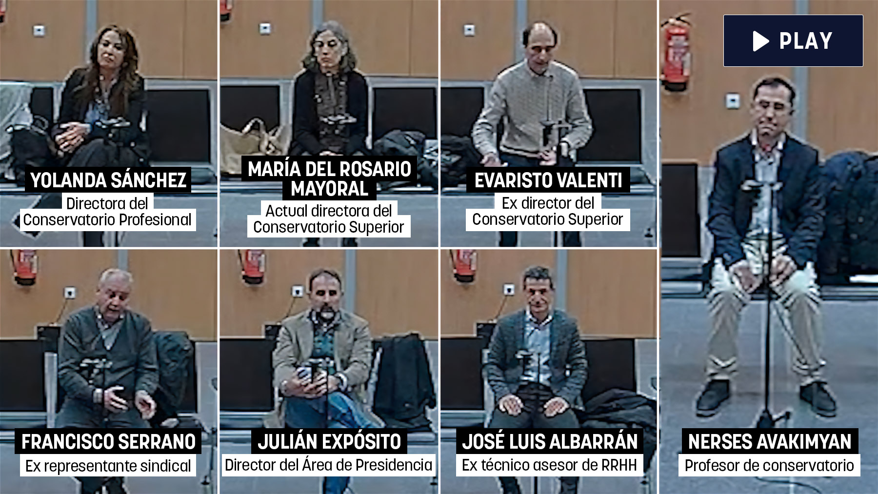 Los testigos que han declarado en el juicio del caso del hermano de Sánchez.