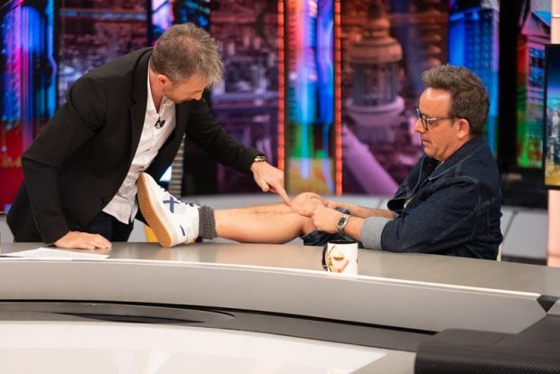 Ángel Llácer en el plató de 'El Hormiguero' (Atresmedia).