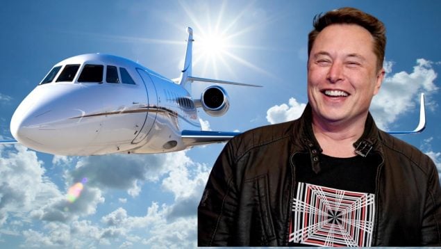 Elon Musk y aviones