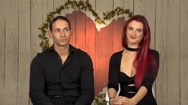 Antón y Lisa en la decisión final de 'First Dates'. (Mediaset)