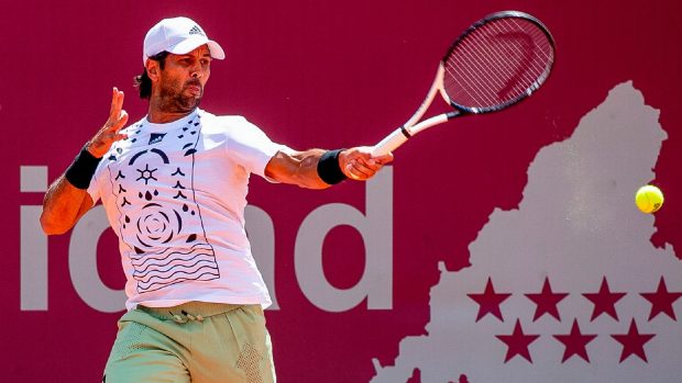 Fernando Verdasco durante el Open de la Comunidad de Madrid. (Foto: Gtres)