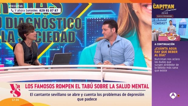 Sonsoles Ónega y Manu Tenorio en Y ahora Sonsoles. (Atresmedia)