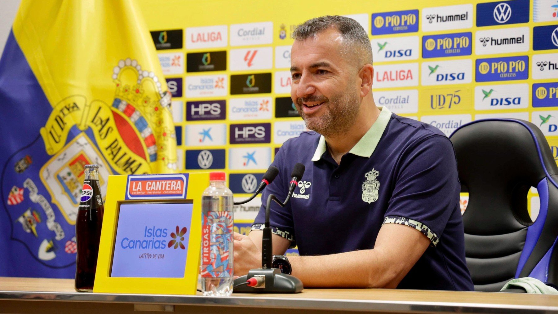 Diego Martínez, entrenador de Las Palmas.