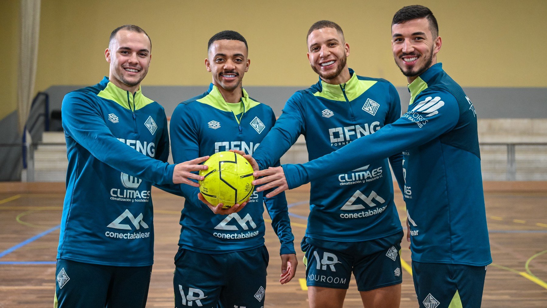 Fabinho, Neguinho, Charuto y Marcelo, convocados con Brasil.