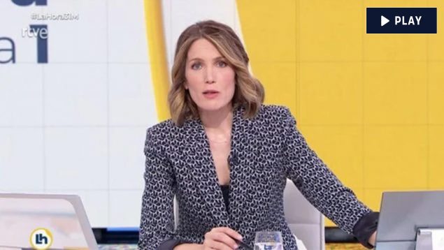 Silvia Intxaurrondo, Vox, La 1, TVE, La hora de La 1, televisión pública, Santiago Abascal, libertad de expresión