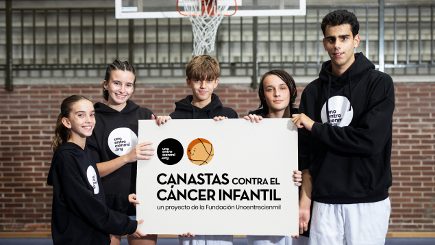 Endesa y acb apoyan a Unoentrecienmil durante la Minicopa Endesa en el Día Mundial del Cáncer Infantil