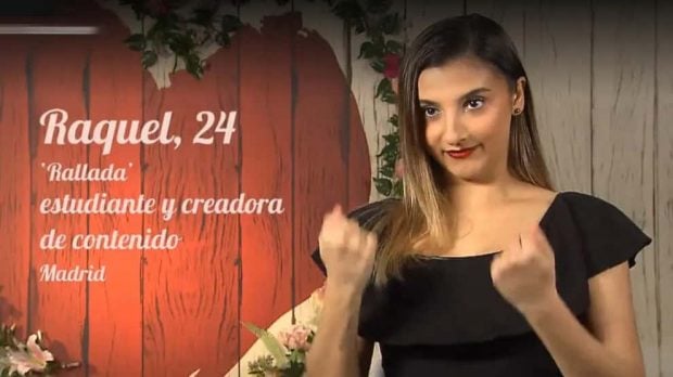 Raquel, participante de 'First Dates'. (Mediaset)