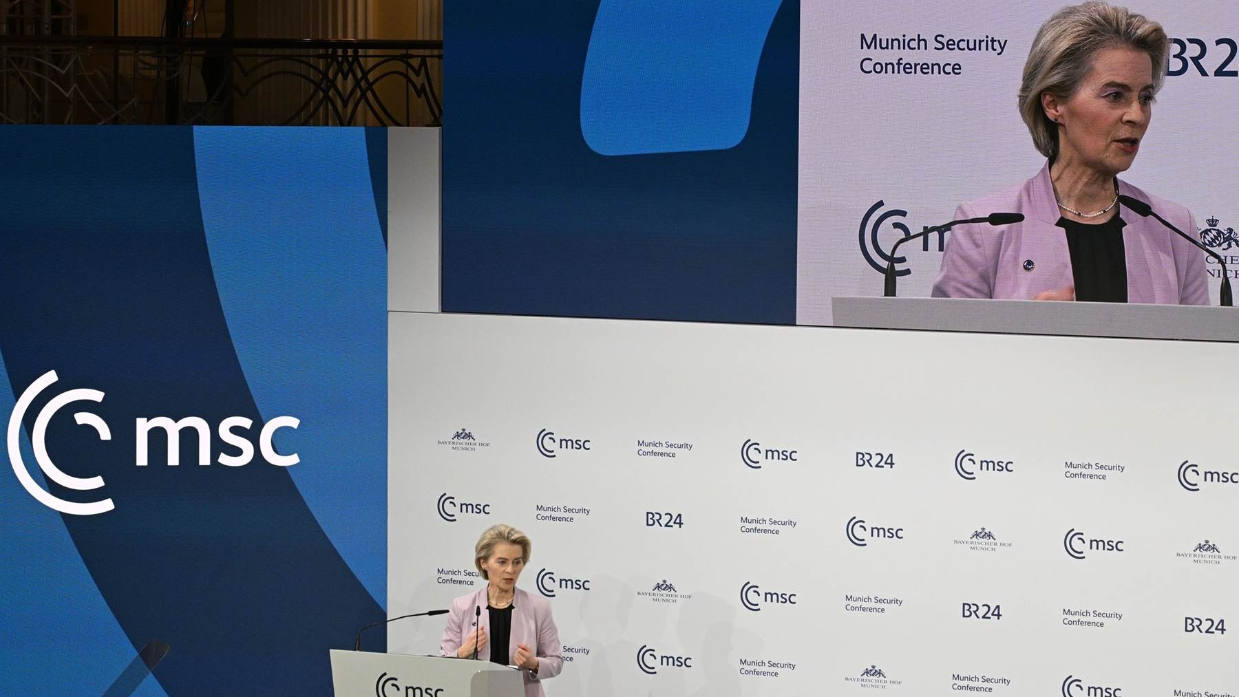 Ursula Von Der Leyen, presidenta de la Comisión Europea.