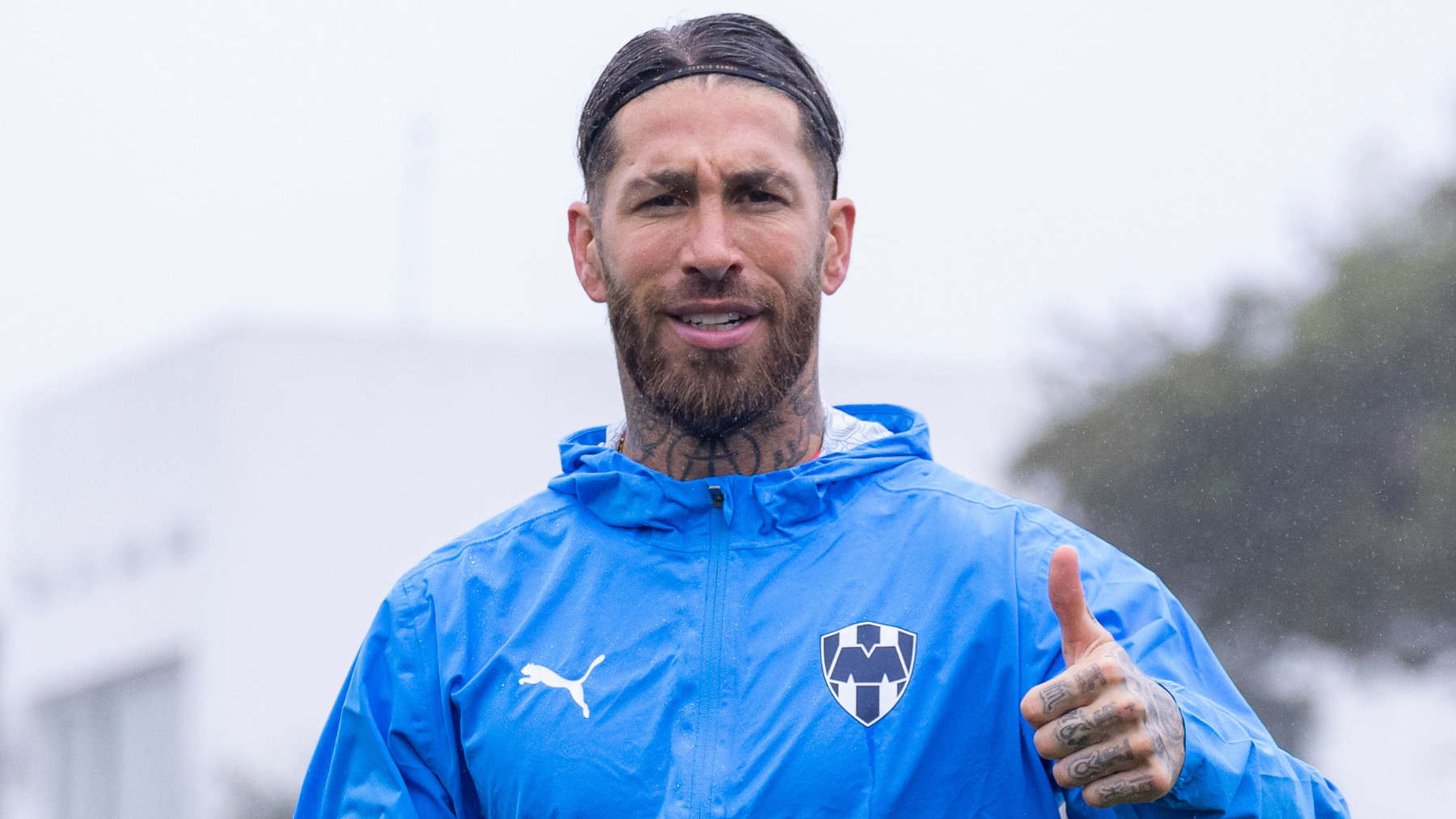 Sergio Ramos, con la camiseta de Rayados. (CF Monterrey)