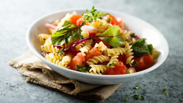 Pasta en ensalada