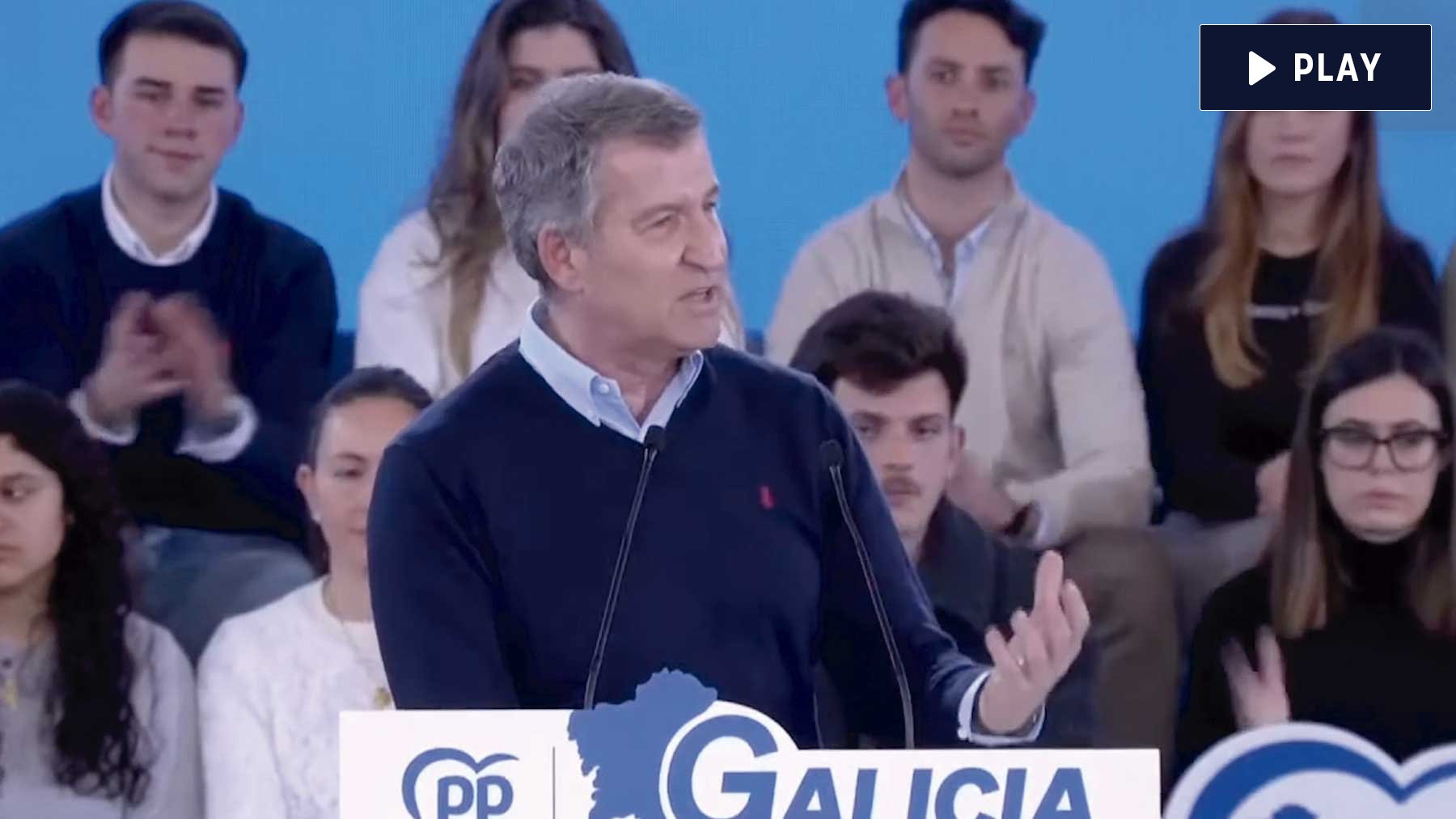 Feijóo defiende la agenda del PP frente «al siniestro total y la degradación» del Gobierno de Sánchez