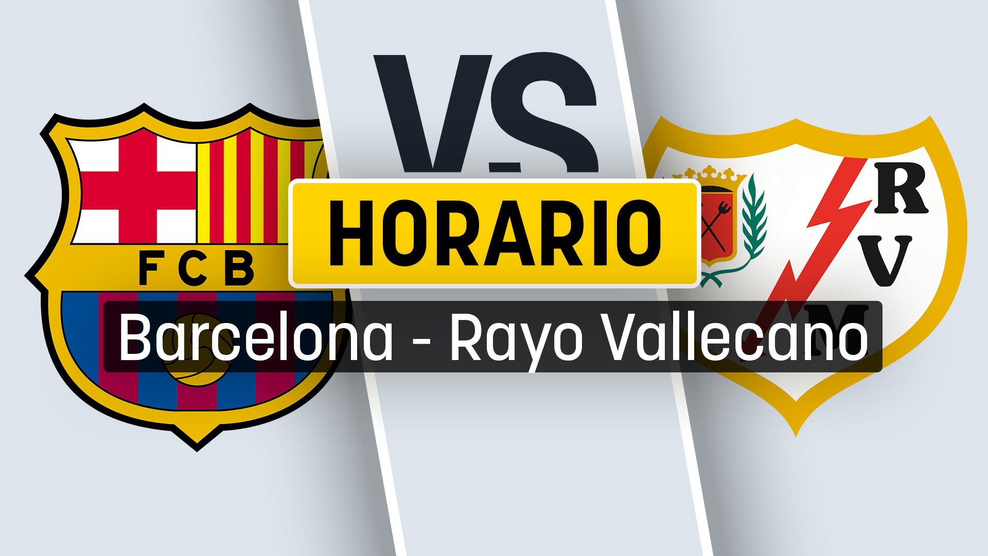 Barcelona – Rayo Vallecano: hora, canal TV y cómo ver online el partido de Liga.