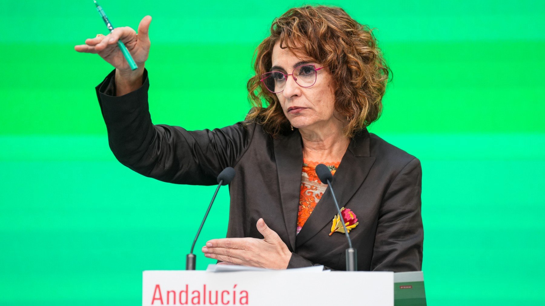 María Jesús Montero, en un acto del PSOE. (Foto: EP)