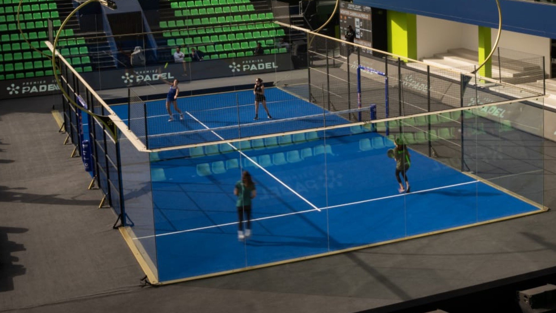 Imagen de un partido del Premier Padel P1 de Riad. (Premier Padel)