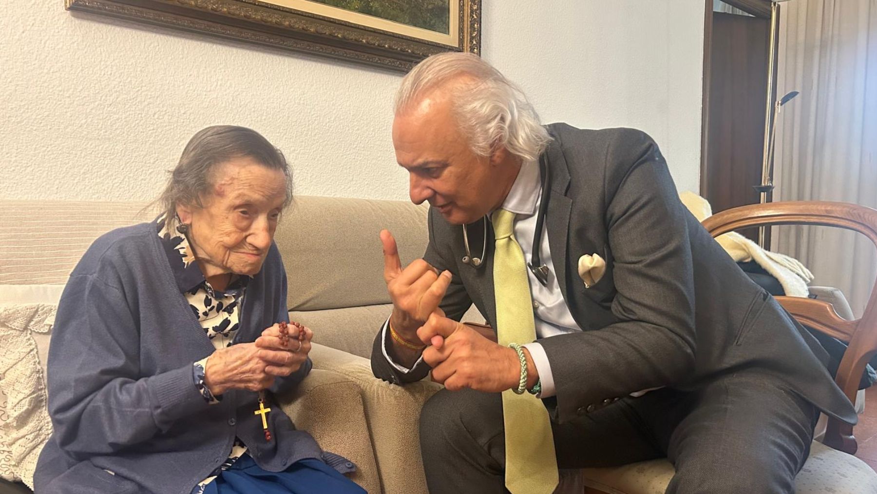 Angelina Torres Valbona, la más longeva de España: cumplirá 112 años en marzo