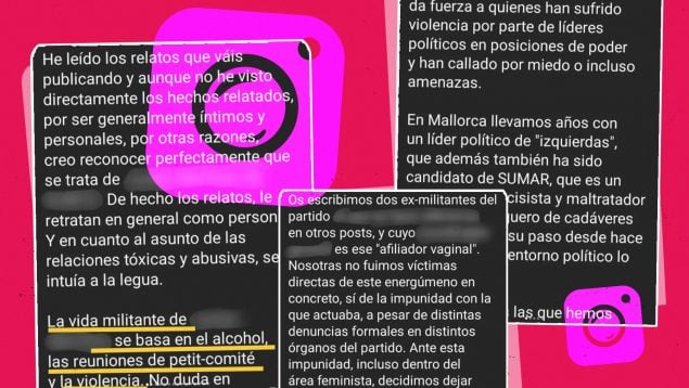 Sumar Baleares políticos abusos sexuales