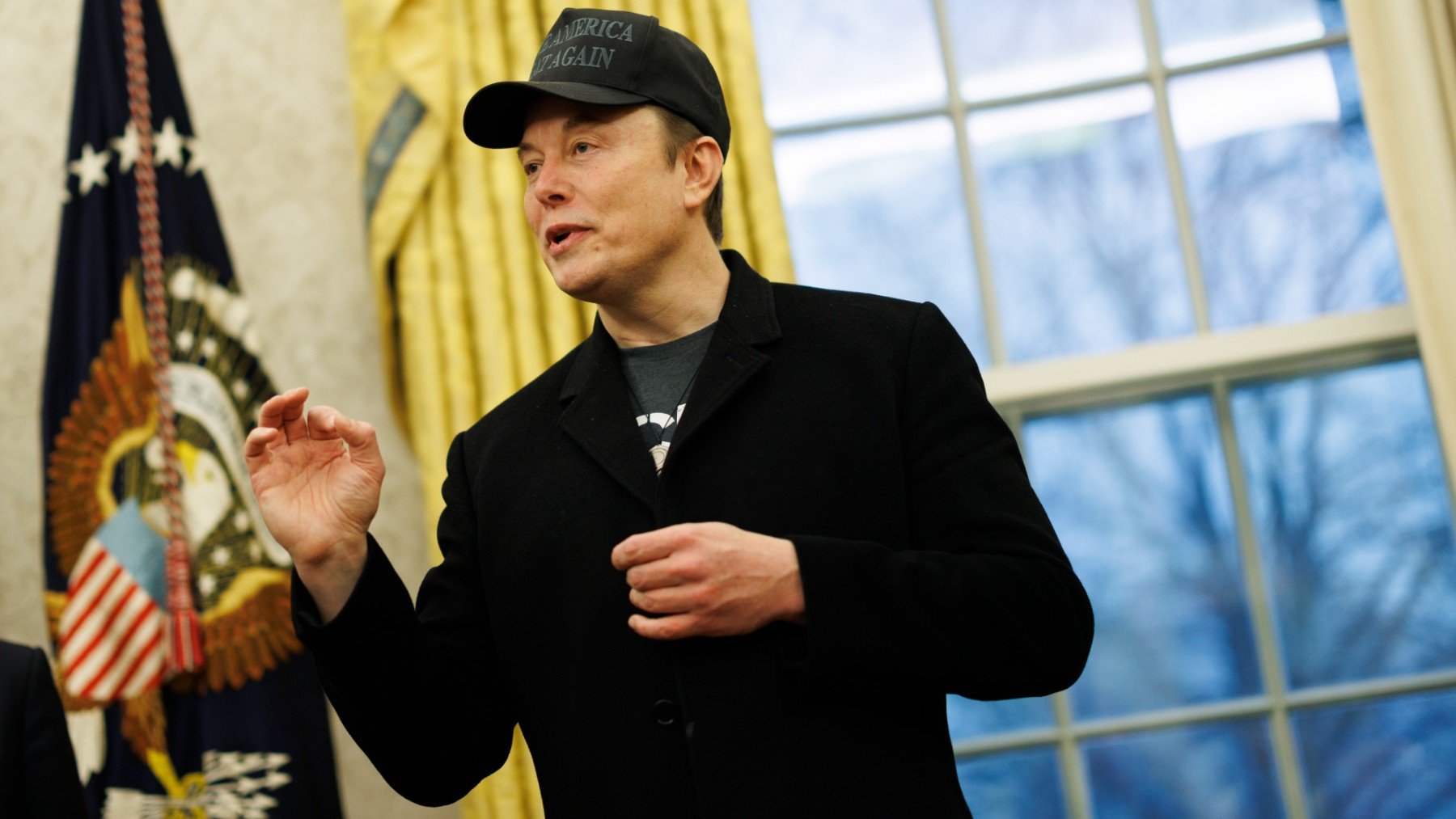 Elon Musk en el despacho oval de la Casa Blanca. (Foto: Europa Press)