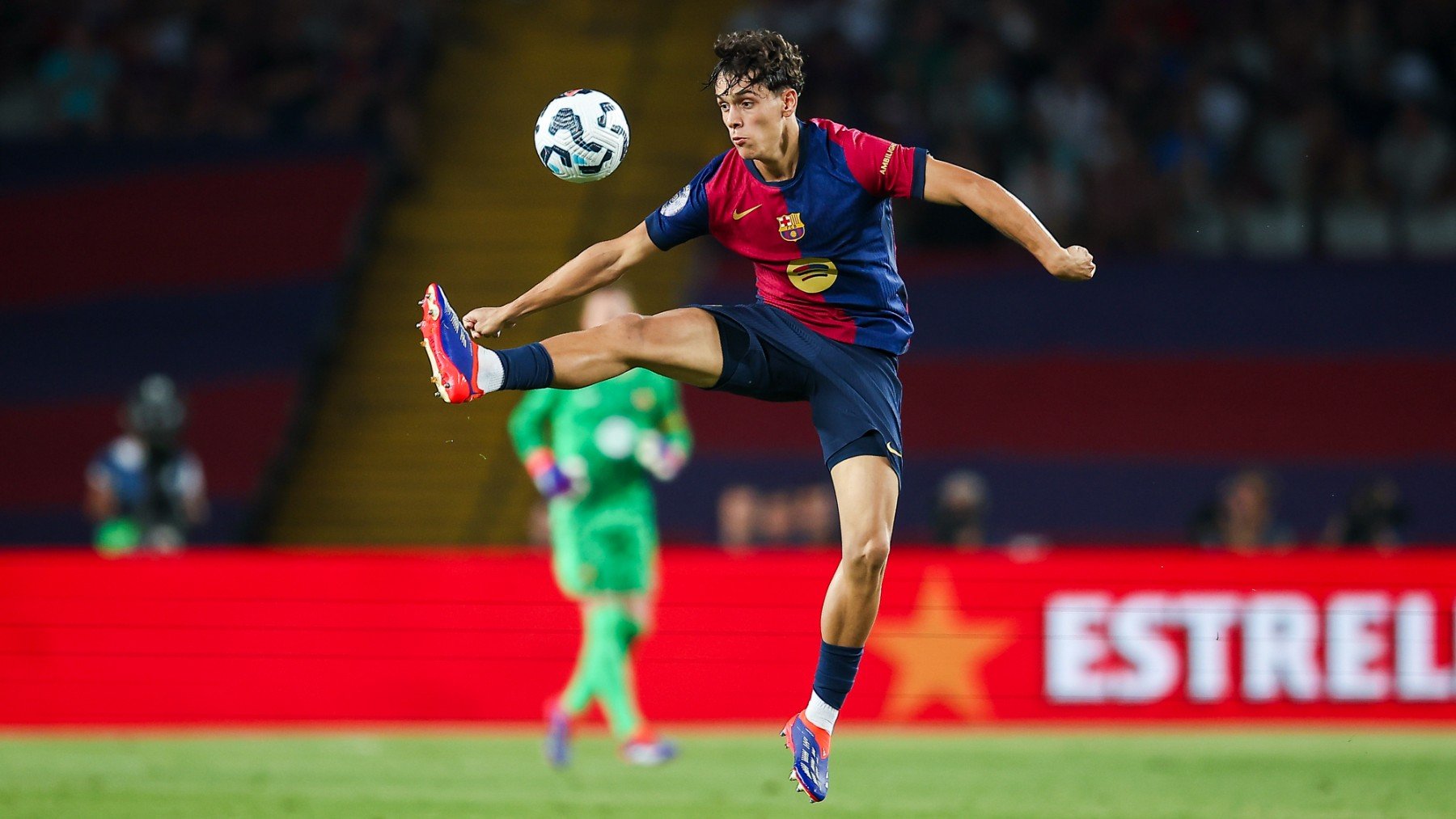 Héctor Fort, con el Barcelona. (Getty)