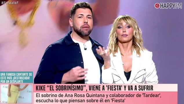 Emma García se pronuncia sobre la audiencia de ‘Fiesta’ tras una broma del sobrino de Ana Rosa