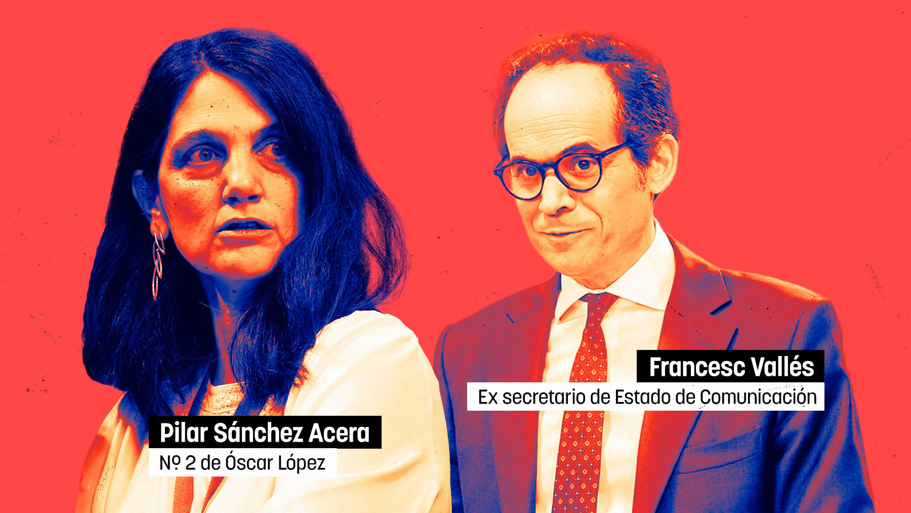 Pilar Sánchez Acera y Francesc Vallés.