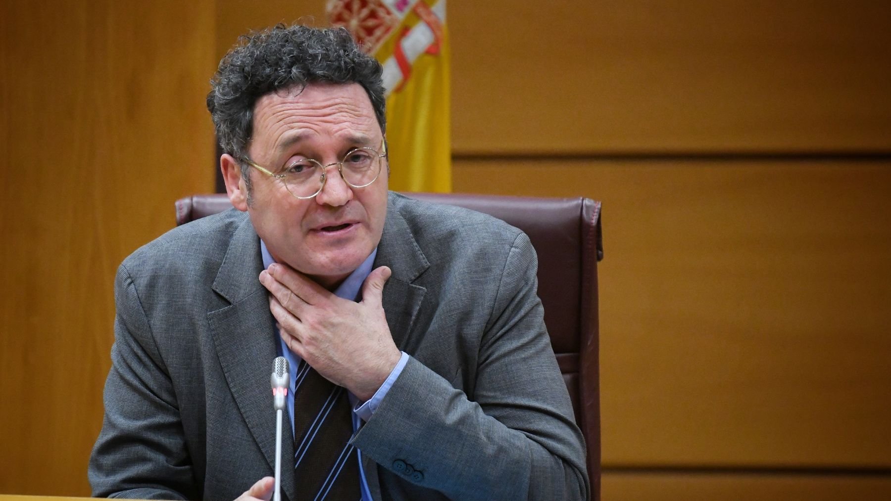 Álvaro García Ortiz, en su comparecencia en el Senado. (Ep)