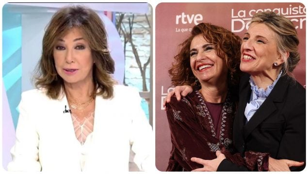 Ana Rosa Quintana habla de María Jesus Montero y Yolanda Díaz.