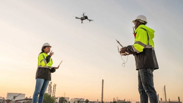 Drones en la construcción