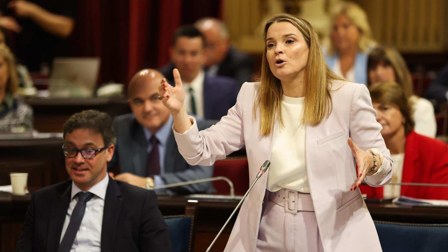 La presidenta del Govern balear, Marga Prohens. (Europa Press)