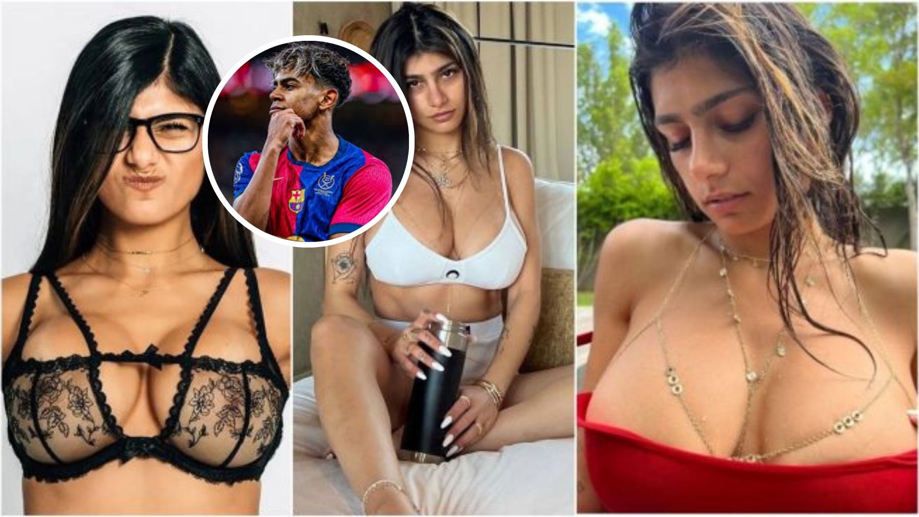 El picante pasado entre Lamine Yamal y la actriz porno Mia Khalifa