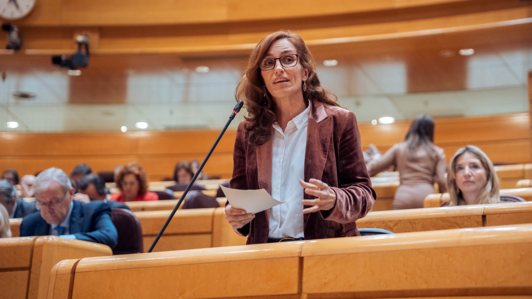 La ministra de Sanidad, Mónica García.