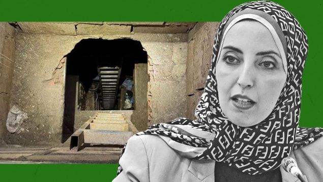 Fatima Hamed calla tras encontrarse un túnel entre Marruecos y Ceuta en el caso que implica a su partido