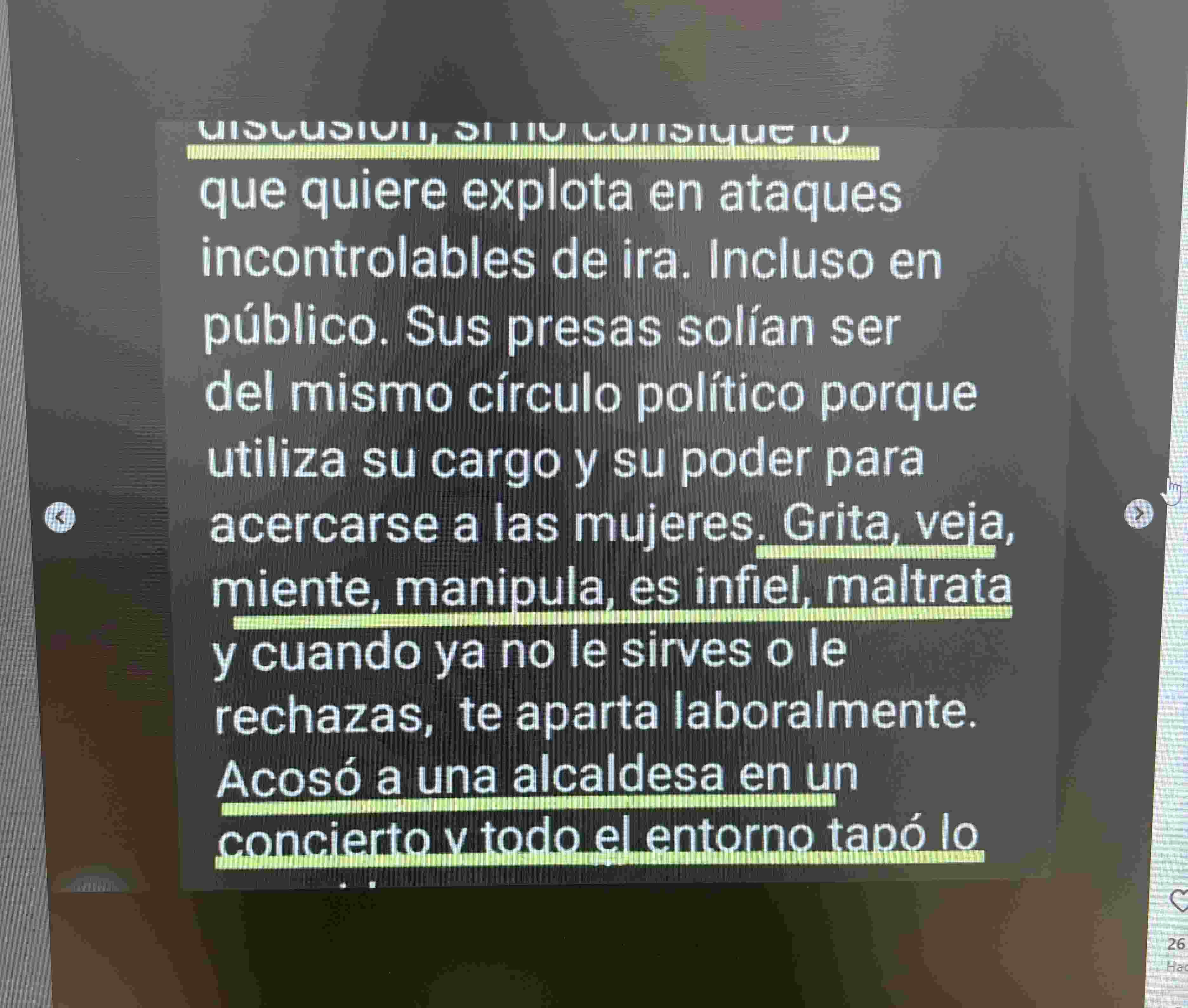 Acusaciones anónimas desde la cuenta @abusos_baleares