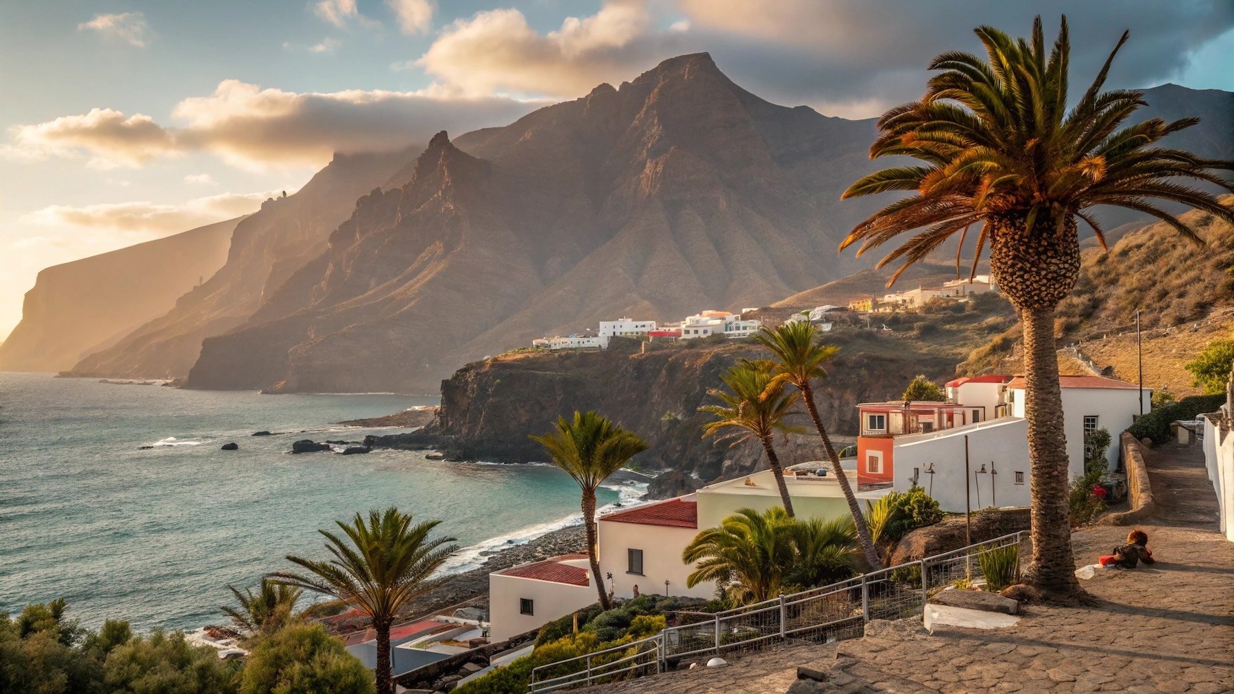 Recreación de las Islas Canarias. Imagen: Ilustración propia.